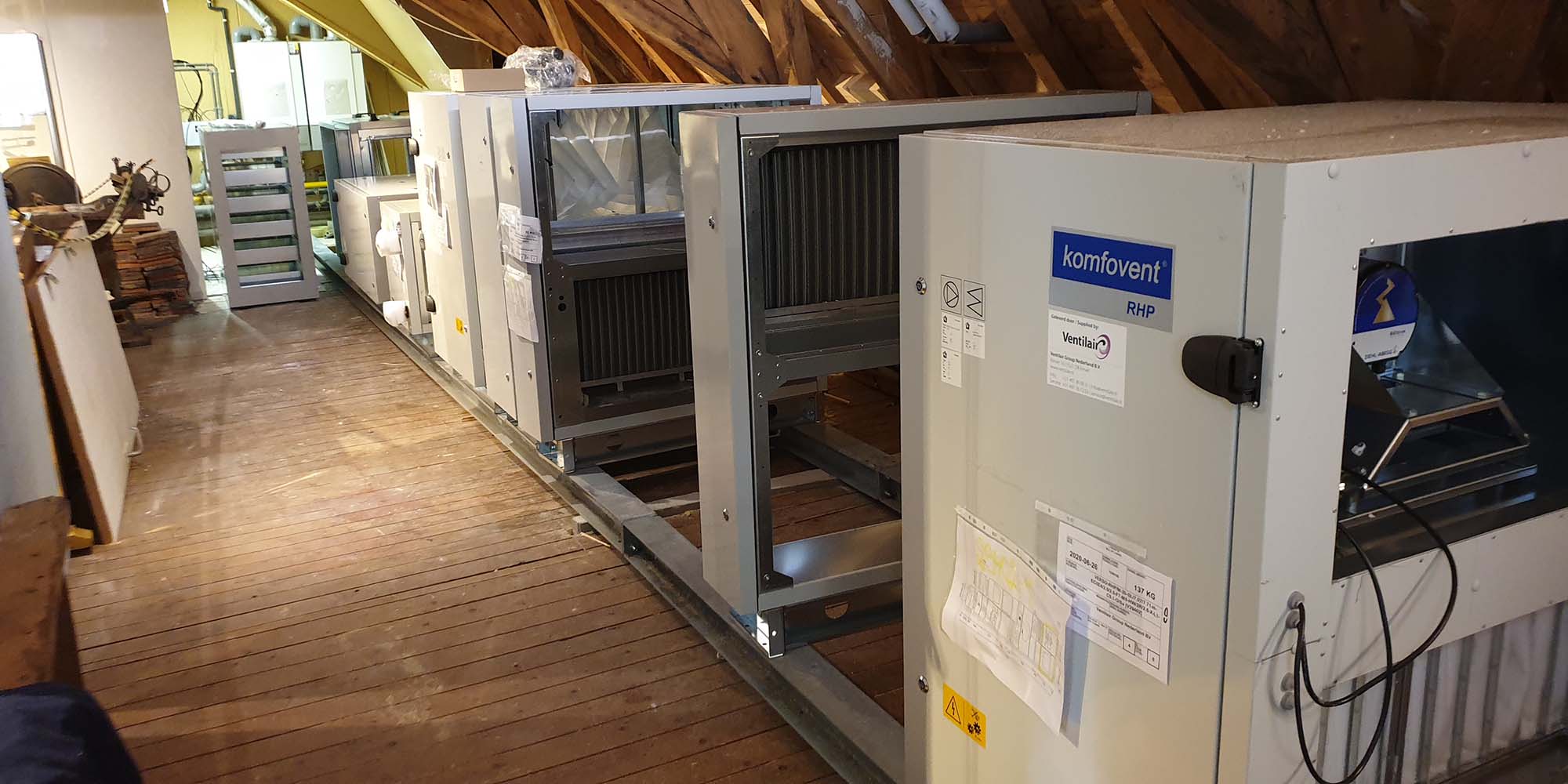 Hotelkamer ventilatie